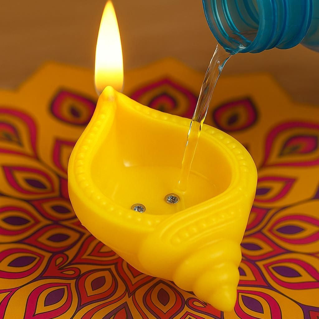 Shankh Water Sensor LED Diya