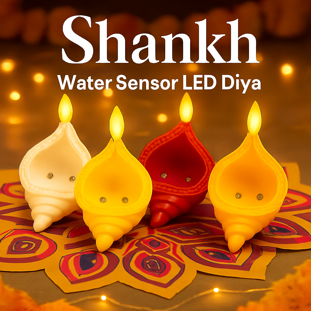 Shankh Water Sensor LED Diya